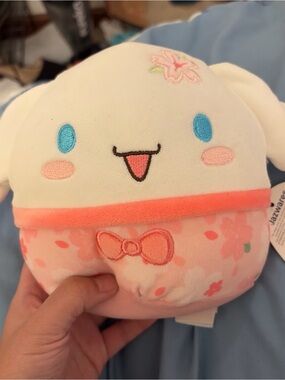 Plush Pink Floral Character Toy - Kids Accessories